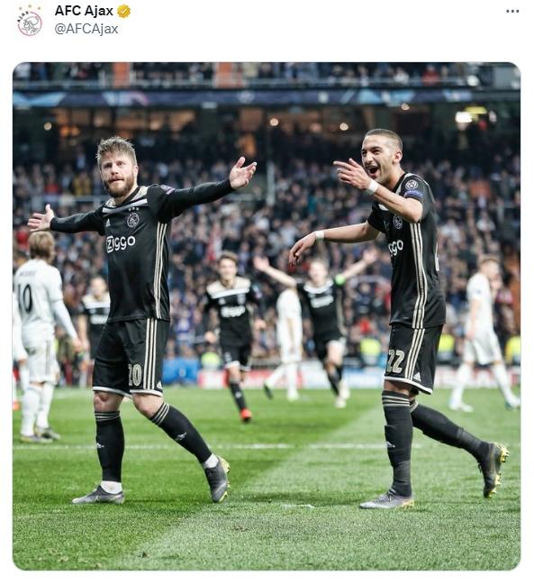 多宝彩票-阿贾克斯逆袭，晋级欧冠八强